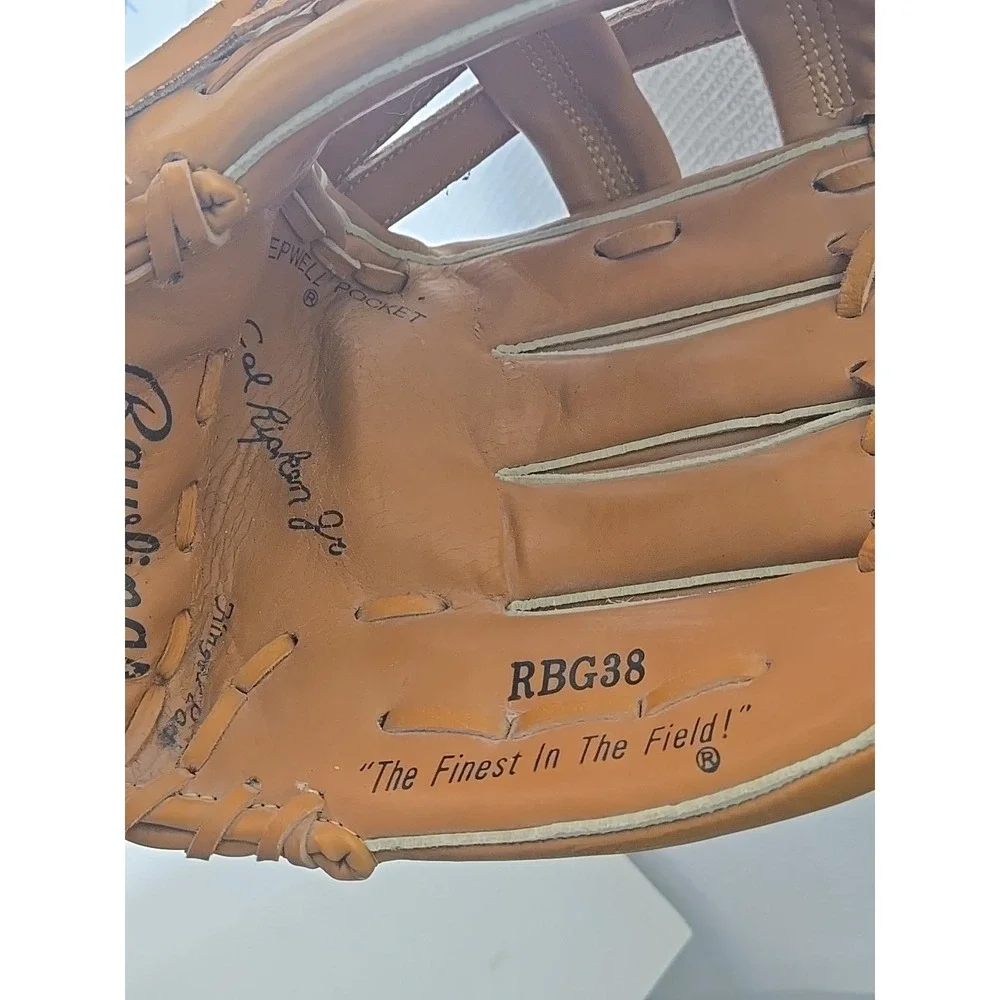 Rawlings Baaeball Glove Cal Ripken Jr. RBG 38  Leather 11